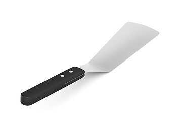 Image showing Black kitchen spatula