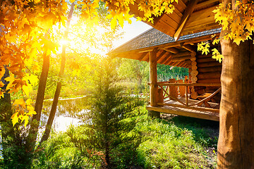 Image showing House at autumn