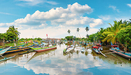 Image showing Boats in Sri Lanka