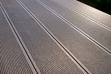 Image showing WPC Wood Plastic Composit Deck Texture