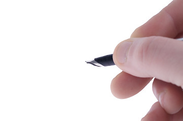 Image showing hand with pen