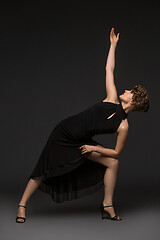 Image showing girl dancer in tango dress