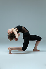 Image showing Beautiful woman dancer