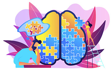 Image showing Psychotherapy concept vector illustration.