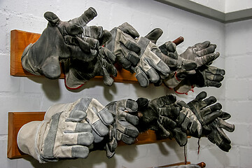 Image showing Working gloves at the wall.