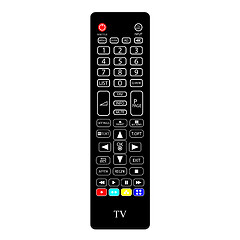 Image showing TV remote control