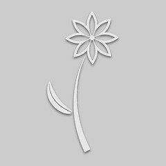 Image showing flower in light tone