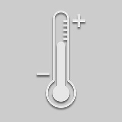 Image showing air measurement thermometer icon
