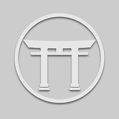Image showing Torii gate icon