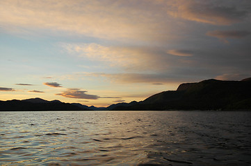 Image showing Sunrise in Norway