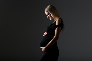 Image showing Beautiful pregnant woman