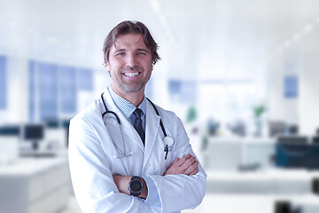 Image showing Senior doctor of medicine in his ordination