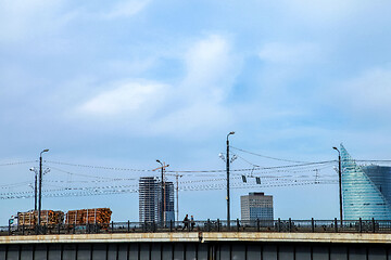 Image showing Stone bridge in Riga city.