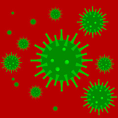 Image showing microbe virus crown