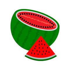 Image showing sliced watermelon