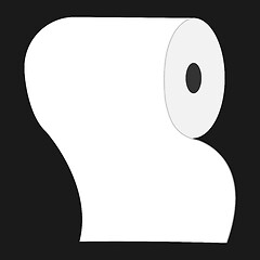 Image showing toilet roll