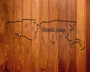 Image showing world Map