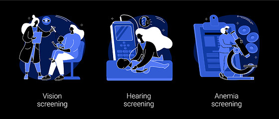 Image showing Newborn healthcare abstract concept vector illustrations.