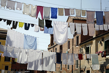 Image showing Washing day Venice.