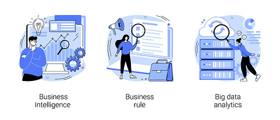 Image showing Enterprise strategy development abstract concept vector illustrations.