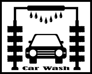 Image showing Car wash at the stand