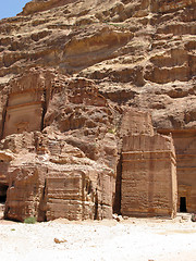 Image showing Ancient ruins in Petra