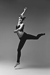 Image showing Beautiful woman dancer