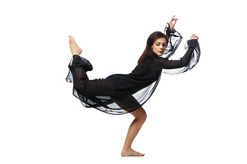 Image showing Beautiful modern dancer girl