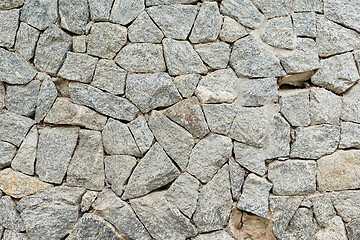 Image showing Rock wall texture