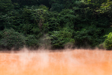 Image showing Blood Pond Hell in Beppu, Japan