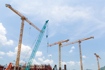 Image showing Building Construction site