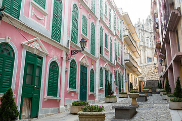 Image showing Old town in Macao city