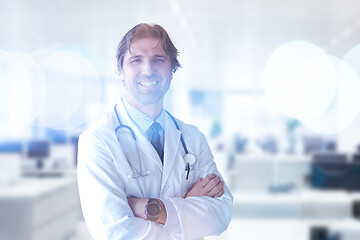 Image showing Senior doctor of medicine in his ordination