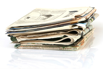 Image showing newspapers