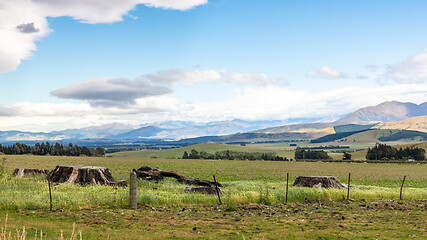 Image showing Landscape scenery in south New Zealand