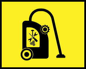 Image showing Repair of vacuum cleaners icon