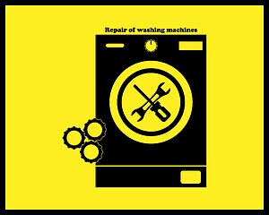 Image showing Repair of washing machines