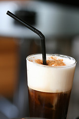 Image showing ice cold cappuccino