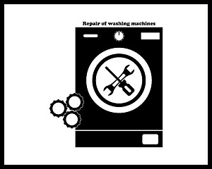 Image showing service of washing machines