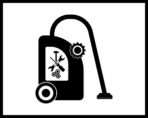 Image showing vacuum cleaner icon