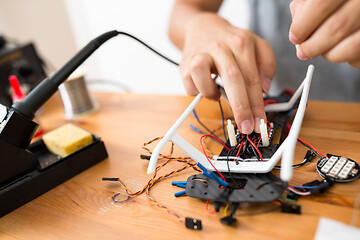 Image showing Drone installation at home