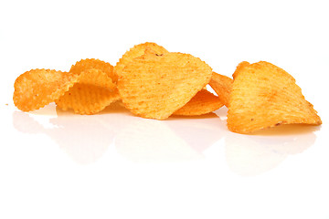 Image showing potato chips isolated