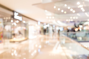 Image showing Abstract blur department store