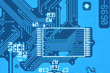 Image showing blue circuit