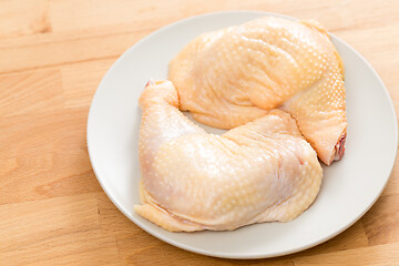 Image showing Raw chicken legs