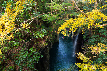 Image showing Takachiho gorge at Miyazaki of Japan