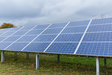 Image showing Solar panel station