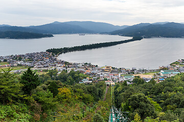 Image showing Amanohashidate of Japan