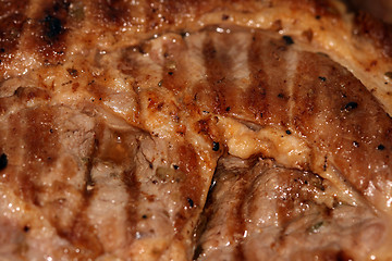 Image showing juicy steak background