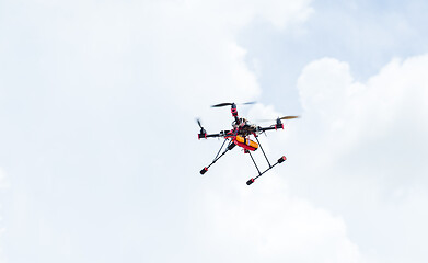 Image showing Drone to the sky